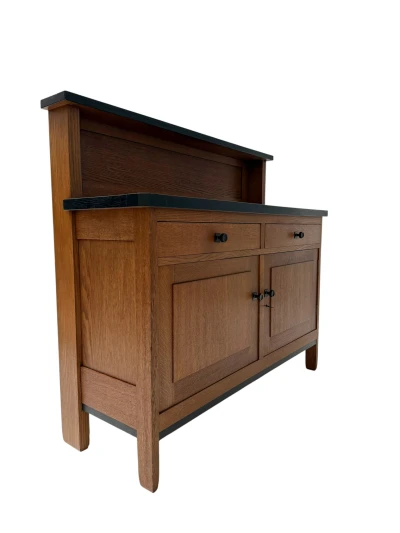 Art Deco Modernist Credenza or Sideboard by H. Fels for L.O.V. Oosterbeek